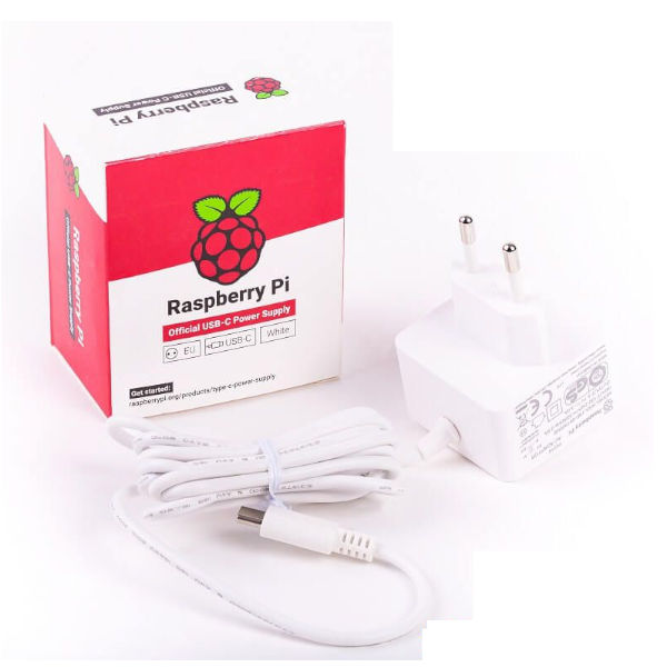 Adaptor Asli Raspberry Pi 4 Type C EU Plug