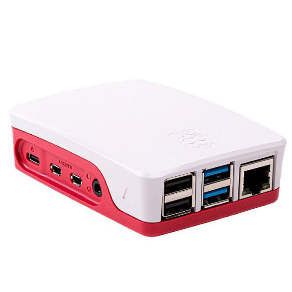 Official Raspberry Pi 4 Model B Case Merah